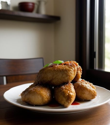 Chinese Chicken With Spicy Self-Making Plum S recipe image