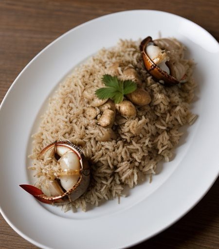 Chinese Crab Rice recipe image