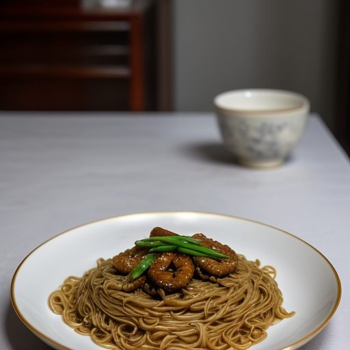 Chinese: Noodles & Gravy (Yee Mein recipe image