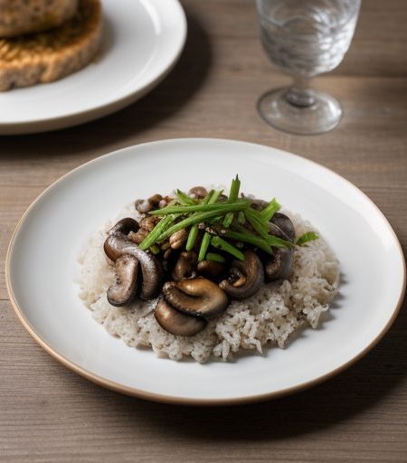 Chinese Pork With Vegetables and Rice recipe image