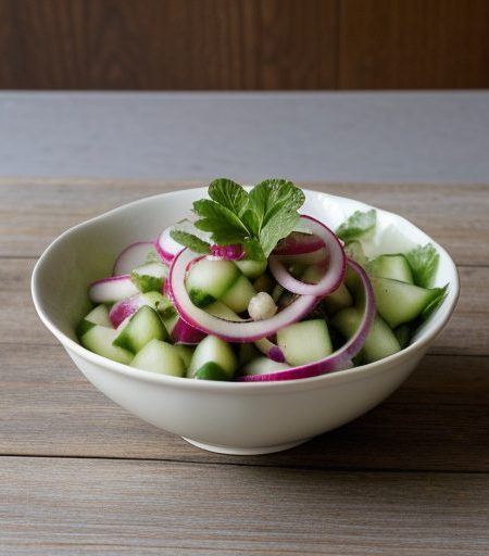 Chinese Radish-Cucumber Salad recipe image
