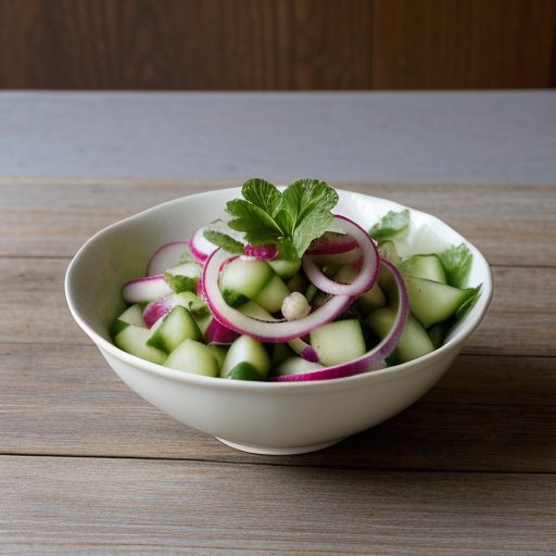 Chinese Radish-Cucumber Salad recipe image