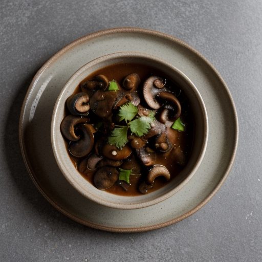 Chinese Salsa With Mushrooms recipe image