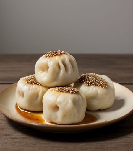 Chinese Steamed Pork Buns - 1 recipe image