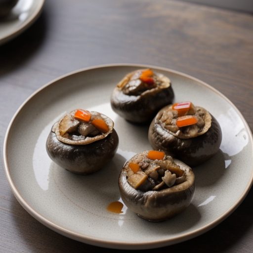 Chinese Stuffed Mushrooms recipe image