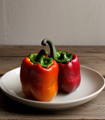 Chinese Stuffed Peppers recipe image