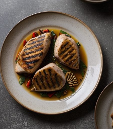 Chinese-Style Broiled Chicken Breasts recipe image