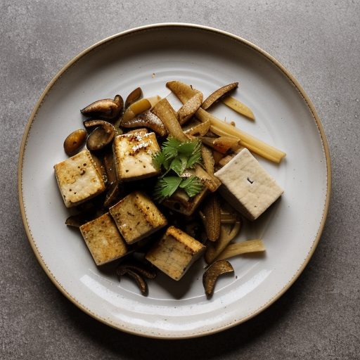 Chinese Style Sauteed Firm Tofu recipe image