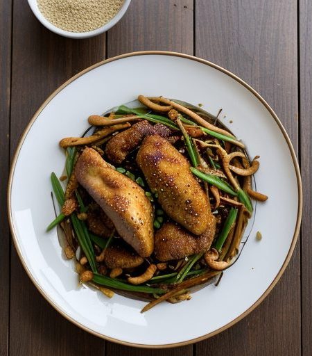 Chinese: Szechwan Chicken & Cashews recipe image