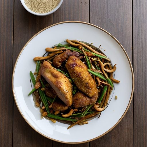 Chinese: Szechwan Chicken & Cashews recipe image