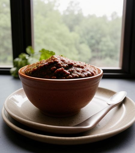 Chipotle-Ancho Chili Pesto - Bon Appetit recipe image