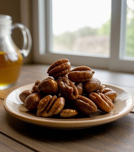 Chipotle-Honey Glazed Nuts recipe image