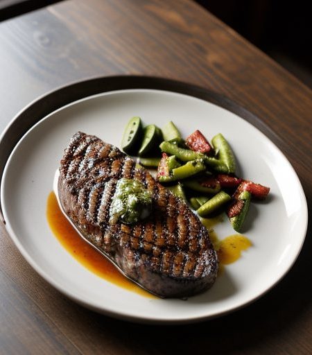 Chipotle Rubbed Cowboy Steak With Jalapeno Jelly recipe image