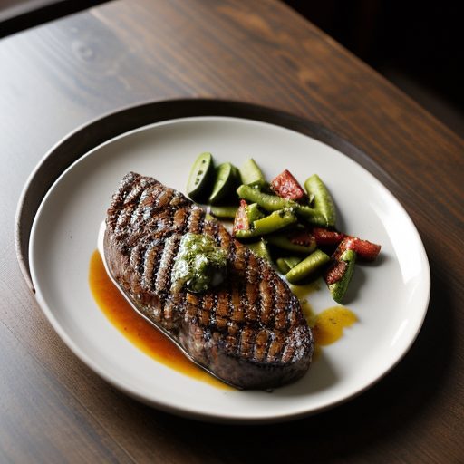Chipotle Rubbed Cowboy Steak With Jalapeno Jelly recipe image