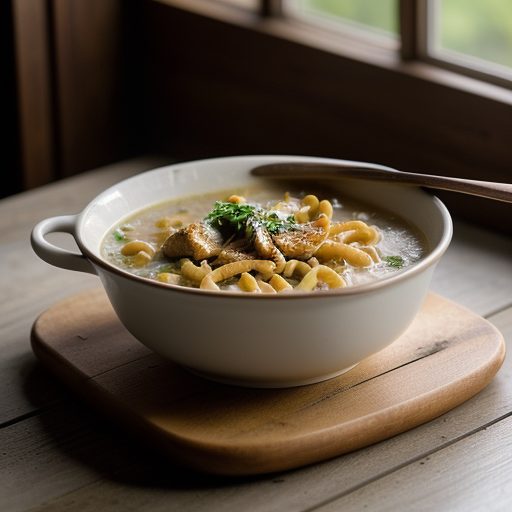 Chlcken Soup WLTH Spaetzle recipe image