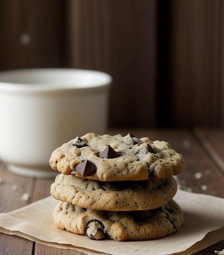 Choc-Oat-Chip Cookies recipe image