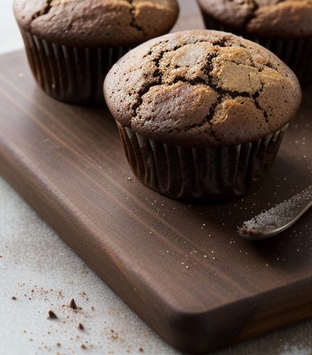 Choco-Lowfat Muffins recipe image