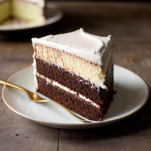 Choco-Mint Layer Cake (Guilt Free-No Fat recipe image