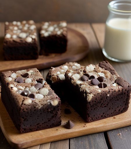 Choco-Nut Marble Brownies recipe image