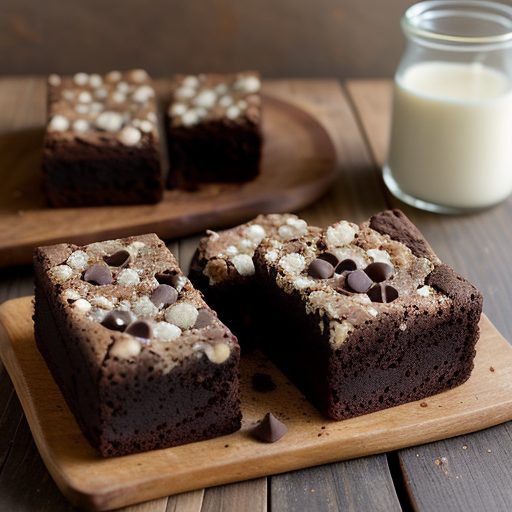 Choco-Nut Marble Brownies recipe image