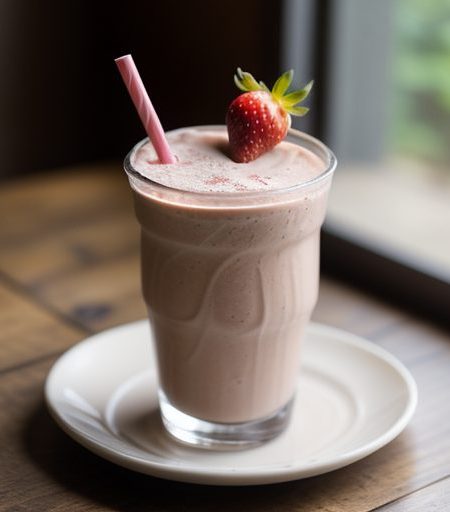 Choco-Strawberry Cooler recipe image