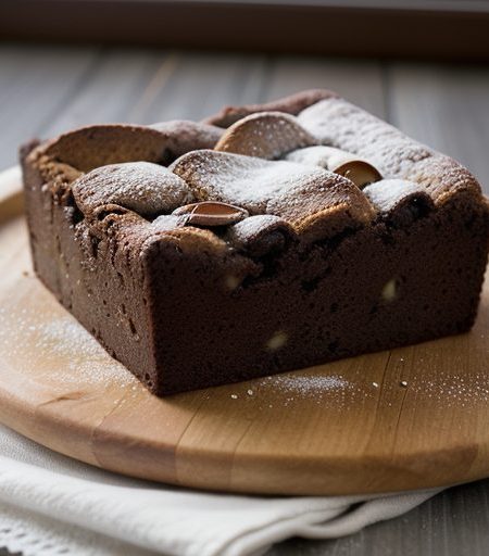 Chocolate Almond Bread Pudding recipe image