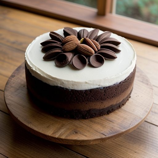 Chocolate Almond Cheesecake recipe image