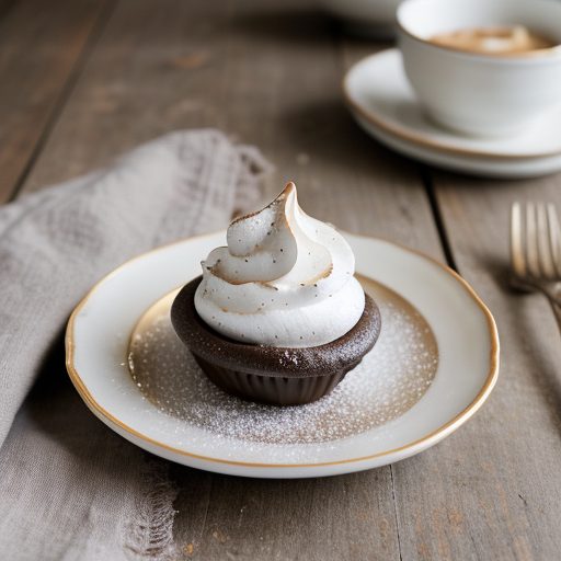 Chocolate-Almond Meringues - Bon Appetit recipe image