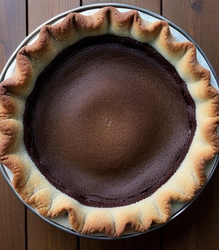 Chocolate-Almond Pie recipe image