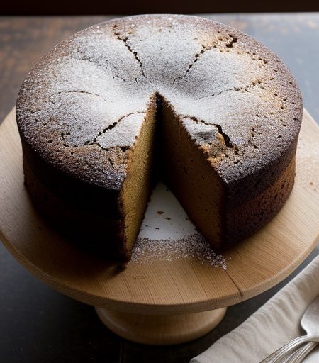 Chocolate Almond Pound Cake recipe image
