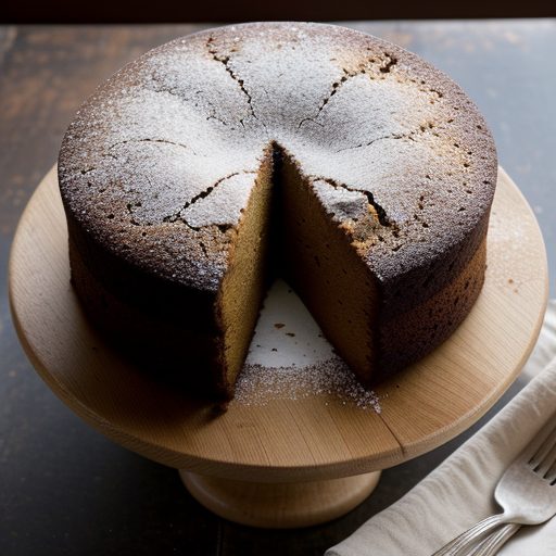 Chocolate Almond Pound Cake recipe image