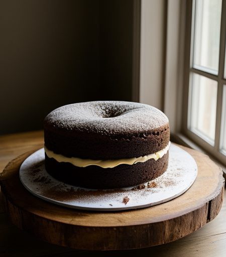 Chocolate Almond Pound Cake recipe image