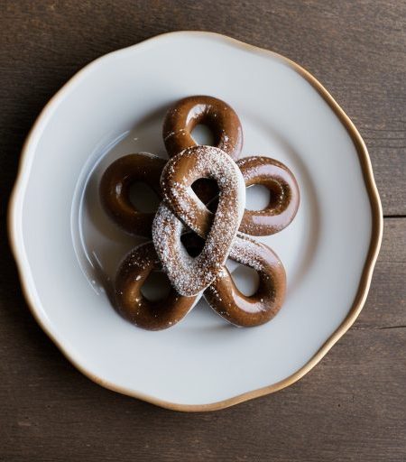 Chocolate Almond Pretzels recipe image
