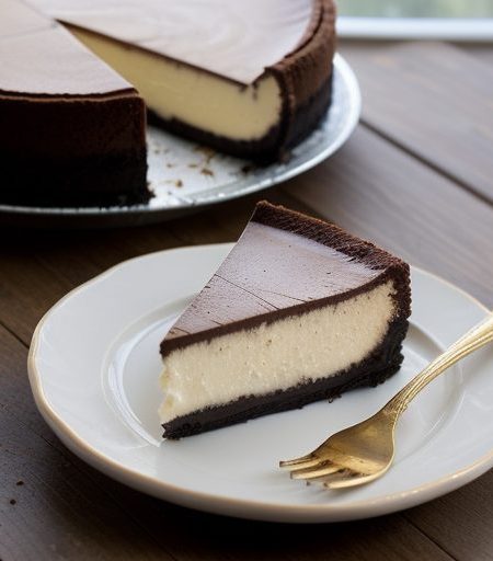 Chocolate-Amaretto Cheesecake #2 recipe image