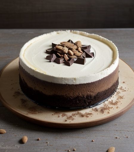 Chocolate Amaretto Cheesecake recipe image