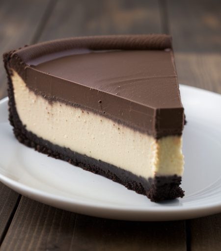 Chocolate-Amaretto Cheesecake (Lf recipe image
