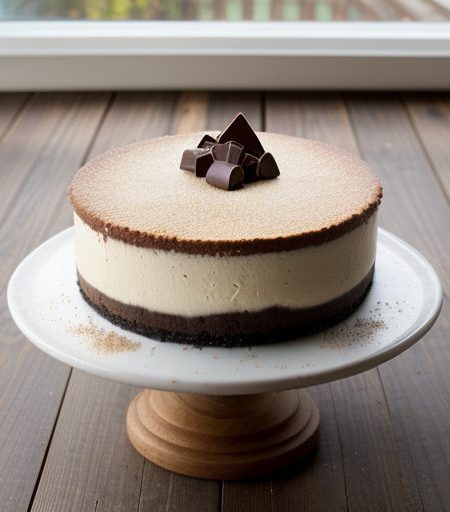 Chocolate-Amaretto Cheesecake (Make Ahead recipe image