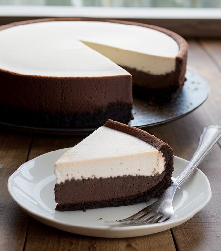 Chocolate-Amaretto Cheesecake (Make Ahead recipe image