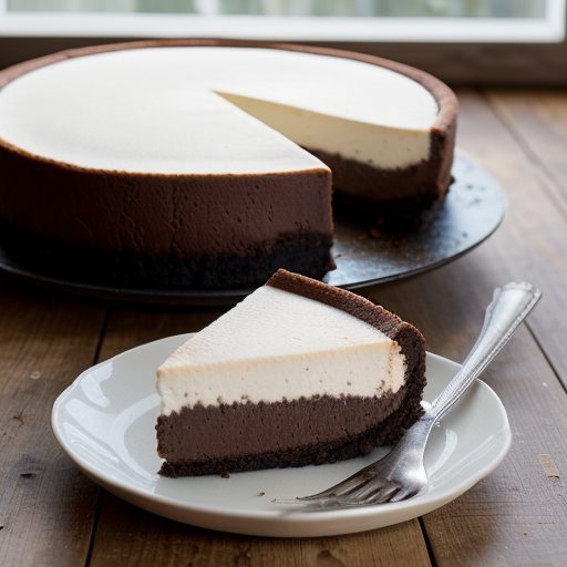 Chocolate-Amaretto Cheesecake (Make Ahead recipe image