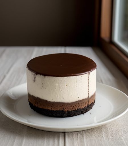 Chocolate Amaretto Cheesecake (Make Ahead recipe image