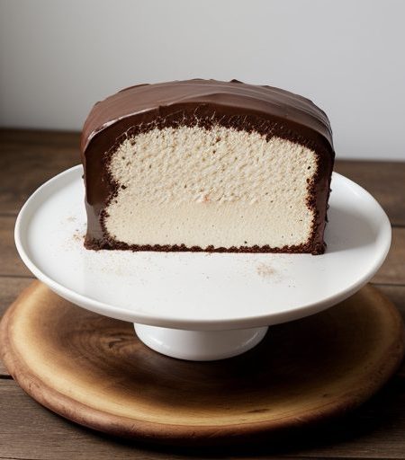Chocolate Angel Food Cake 2 recipe image