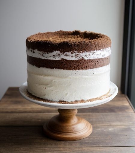 Chocolate Angel Food Cake recipe image