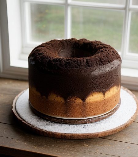 Chocolate Angel Food Cake recipe image
