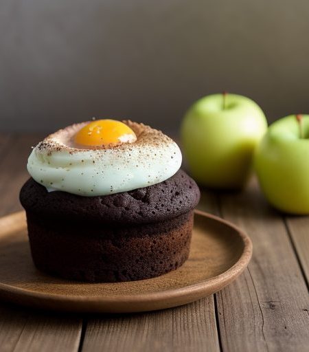 Chocolate Apple Snack Cake recipe image