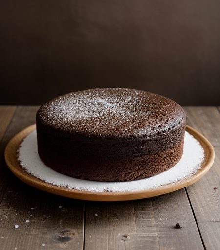 Chocolate-Applesauce Cake recipe image