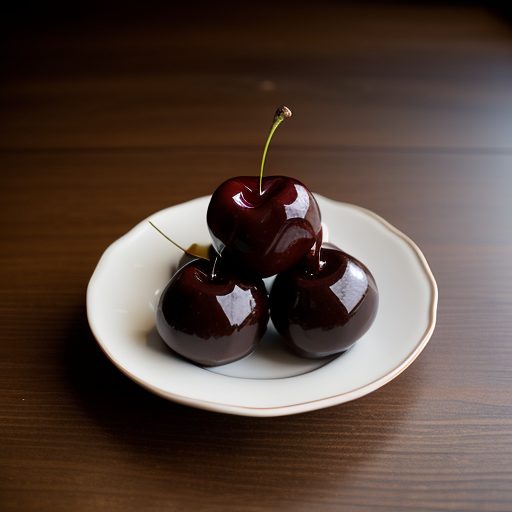 Chocolate Balls With Cherry Centers recipe image