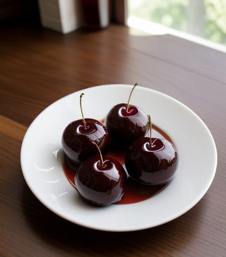 Chocolate Balls With Cherry Cordial Centers recipe image