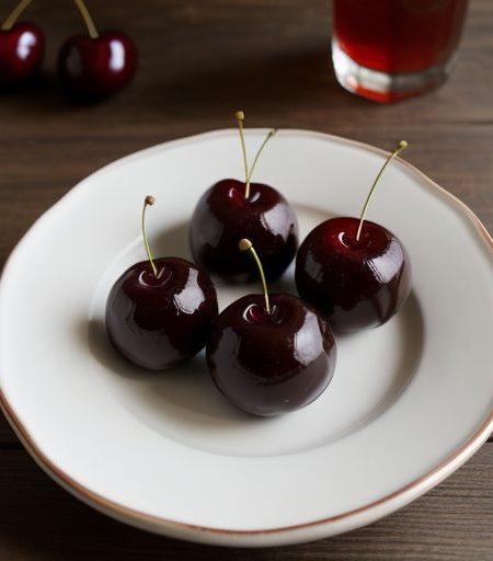 Chocolate Balls With Cherry Cordial Centers recipe image