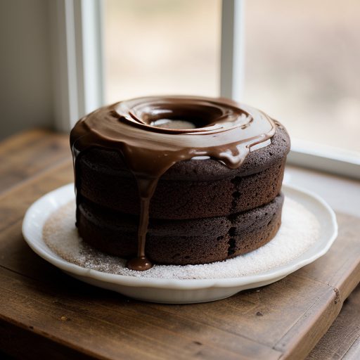 Chocolate Banana Snack Cake recipe image