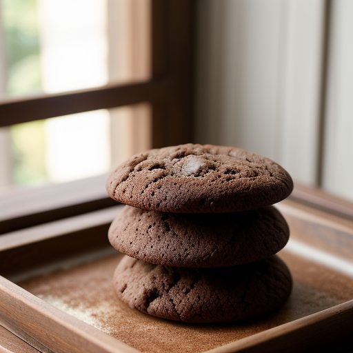 Chocolate Baseball Cookies recipe image